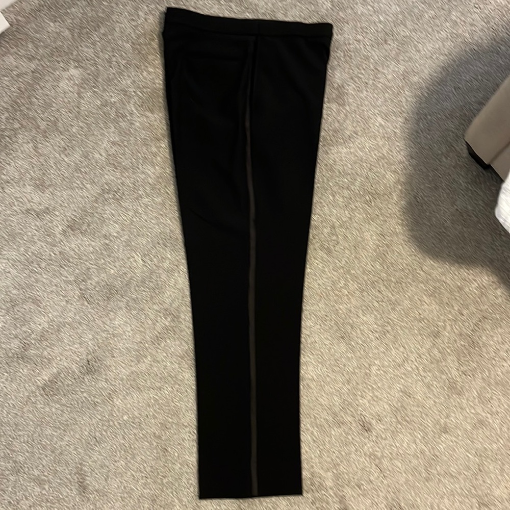 Black pants with black stripe on side
